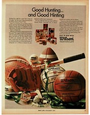 1967 WILSON Sports Equipment beisebol futebol futebol tênis impressão vintage anúncio comprar usado 1967 WILSON Sports Equipment beisebol futebol futebol tênis impressão vintage anúncio comprar usado  Enviando para Brazil