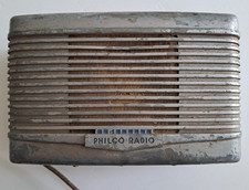 vintage philco UN6 400 tubo rádio art déco ford chevy dodge peças não funcionando comprar usado  Enviando para Brazil
