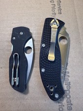 Lot spyderco folding for sale  Sacramento