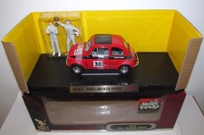Road Signature 1963 Fiat Abarth 695SS em vermelho perfeito estado na caixa original 500 em escala 1/18 comprar usado  Enviando para Brazil