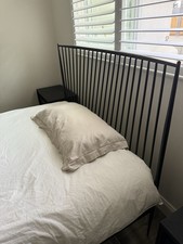 Black metal bed for sale  Fresno