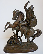 Antique bronzed spelter for sale  POOLE