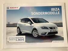 Prospekt seat ibiza gebraucht kaufen  Amrum