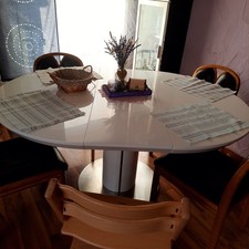 Esstisch holz weiß gebraucht kaufen  Rimpar