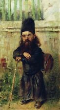 Usado, Pintura a óleo homem retrato paisagem A-Anão-Monge-Konstantin-Yegorovich-Makovsky comprar usado  Enviando para Brazil