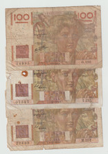 Lot billets 100 d'occasion  L'Aigle
