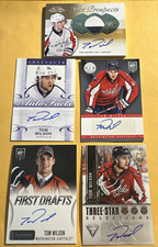 13-14 Panini Playbook TOM WILSON Auto First Drafts #FD-TW mais 4 cartões automáticos comprar usado  Enviando para Brazil