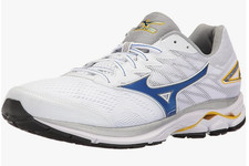 Tênis de corrida Mizuno Wave Rider 20 masculino azul/branco tamanho 9,5 M comprar usado  Enviando para Brazil