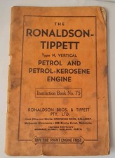 Ballarat manual motor a gasolina e querosene vertical tipo N Ronaldson Tippett comprar usado  Enviando para Brazil