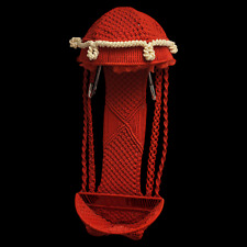 Vintage red macrame for sale  Venice