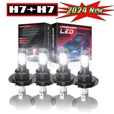 Usado, 4x Combo H7 H7 Kit de Lâmpadas de Farol de LED Alto Baixo para BMW 323i 328i 1999-2000 comprar usado  Enviando para Brazil