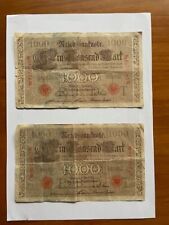 Banconote tedesche 1000 usato  Torino