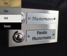 Klingelschild namesschild grav gebraucht kaufen  Egloffstein
