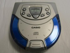 Reproductor de CD portátil CASIO PZ-860 probado plateado azul Japón estilo disco funcionando segunda mano  Embacar hacia Mexico