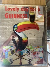 Vintage guinness mirror for sale  CARDIFF