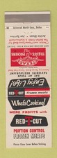Matchbook cover red for sale  USA