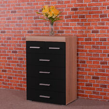 Chest drawers black for sale  MARKET RASEN