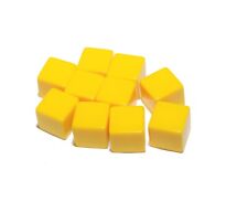 10 dados amarelos em branco, quadrados encurralados - cubos de plástico, 16mm, D6 comprar usado 10 dados amarelos em branco, quadrados encurralados - cubos de plástico, 16mm, D6 comprar usado  Enviando para Brazil