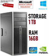 HP Elite 8300 Office PC Core i7 16GB RAM 1TB HDD Nvidia GPU Windows 10 Desktop comprar usado  Enviando para Brazil