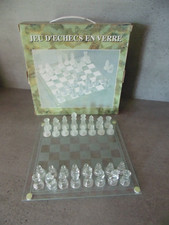 Jeux échec verre d'occasion  Bassillac
