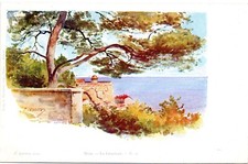Nice cpa château d'occasion  Menton