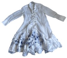 Robe chemise blanche d'occasion  Brazey-en-Plaine