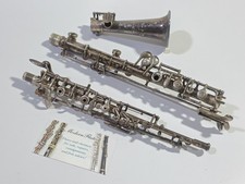 *Raro* Antigo Horst Moennig Metal Oboé Anel-Chave Configuração Baixo Bb com Estojo, usado comprar usado  Enviando para Brazil