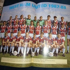 Signed west ham for sale  LONDON