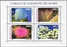 Romania 2001 coralli usato  Italia