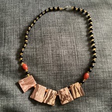 Glass beaded necklace for sale  SEVENOAKS