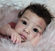 RANDEE'S REBORN BEBÊ RECÉM-NASCIDO MENINA ROBIN STOETE ÉTNICO ORIENTAL BONECA ARTE comprar usado  Enviando para Brazil
