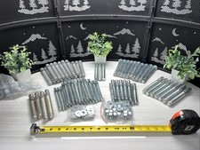 QTD 83! LOTE MISTO - ALVENARIA CONCRETO CIMENTO PAREDE SÓLIDA MANGA PARAFUSO ÂNCORA PARAFUSO PRISIONEIRO comprar usado  Enviando para Brazil
