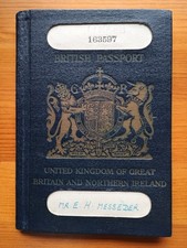 Vintage british passport for sale  RINGWOOD