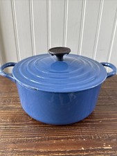 Vtg creuset blue for sale  Lake Geneva