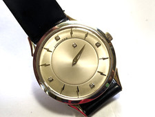 Longines 33mm relógio misterioso ouro branco 14K com mostrador de diamante raio comprar usado  Enviando para Brazil