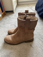 Brown faux suede for sale  GUILDFORD