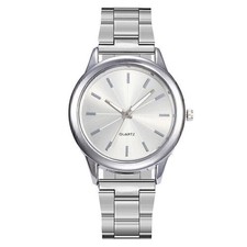 Relógio de pulso feminino luxuoso mostrador analógico quartzo pulseira de aço inoxidável casual comprar usado  Enviando para Brazil