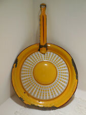Antique enamel yellow d'occasion  Expédié en Belgium