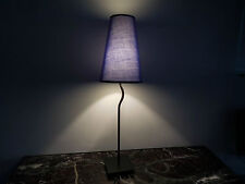 Usado, Abajur iluminação mesa de cabeceira Mathias tecido metálico design art déco 20º PN França comprar usado  Enviando para Brazil