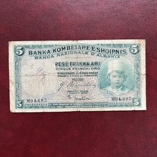 Albanie billet franka d'occasion  Saint-Jouan-des-Guérets