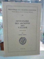 Inventaire des archives usato  Aosta