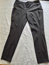 Equetech black jodhpurs for sale  ABERGAVENNY