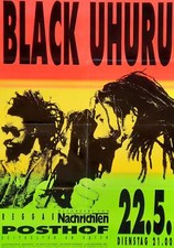 Usado, Pôster concerto original Black Uhuru 22 de maio de 1990 Linz Áustria comprar usado  Enviando para Brazil