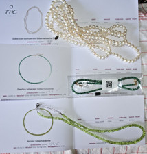 Zuchtperlenkette sambia smarag gebraucht kaufen  Ladelund