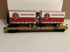 MTH 20-98167 - Flat Car com (2) 20’ Trailers - Trailer Train -Maratona #470485 - O comprar usado  Enviando para Brazil