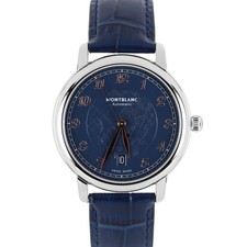 CAIXA de relógio JUNHO 2025 PAPERS Montblanc Star Legacy aço azul 39mm MB129628 comprar usado  Enviando para Brazil