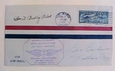 Autógrafo piloto dos EUA REDLEY 1928 FORT VALUE B/S DALLAS FEV 6 comprar usado  Enviando para Brazil