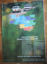 Fiat brochure. pages. for sale  ARUNDEL