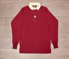 Camisa polo masculina vintage década de 1980 NOS Ralph Lauren borgonha rugby tamanho M/L anos 80 The Rogue, usado comprar usado  Enviando para Brazil