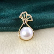 PINGENTE DE PÉROLA BRANCA GENUÍNA QUENTE AAAA 9-10MM MAR DO SUL @ comprar usado  Enviando para Brazil